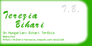 terezia bihari business card